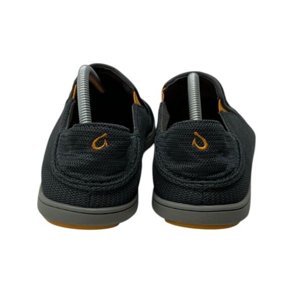 OluKai Slip On Shoes Men\'s Size 10 Nohea Mesh Grey Orange Coastal main image 7